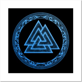 Valknut Viking Warrior Symbol Posters and Art